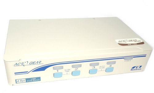 kenable Rextron 4 Port USB KVM Switch 4 Computers share 4 USB Devices