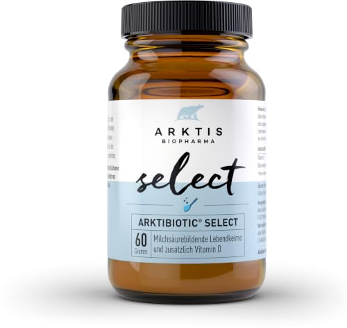 Arktibiotic Select 60g Milchsäurebakterien mit 6 Lactobacillus-Kulturen + Vit D