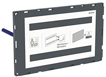 Geberit 115.696.00.1 – Blindabdeckung Sigma, enrasada mit der Wand und anpassbare
