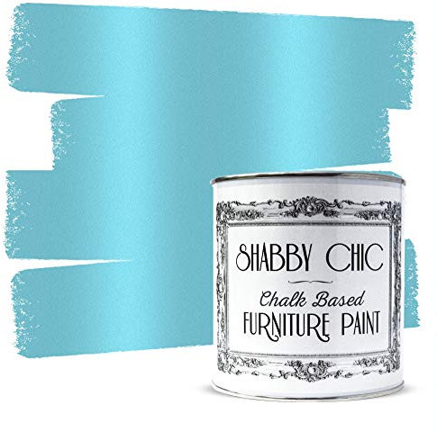 Shabby Chic Chalk Based Furniture Paint 250ml (Metallic Blue)