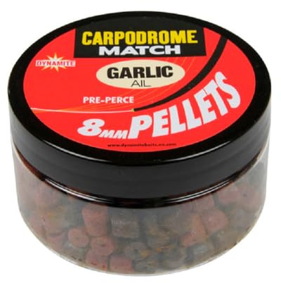 Dynamite Köder vorgebohrte Garlic Pellets, 8 mm