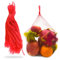 200Psc Vegetables Storage Mesh Bag for Fridge - 13.7 IN Drawstring Mesh Bag Produce Reusable Washable Storage Bag Farmers Tote Market Bag - Fruit Bags Grocery Netting Bag