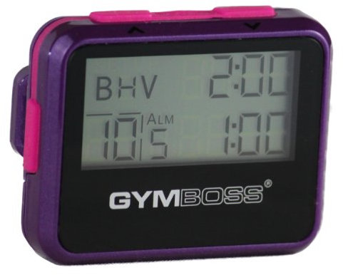 Gymboss Intervallzeitgeber Und Stoppuhr VIOLETT/PINK METALLIC-Hochglanz