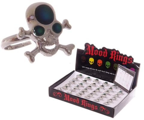 Puckator Skull & Cross Bone Mood Ring