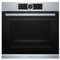 Bosch HBG635NS1 - Horno (Horno eléctrico, 71 L, 3650 W, 71 L, 3650 W, 30-300 °C), Asistente de limpieza, Sin bloqueo electrónico, Negro/Inox