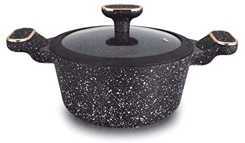 Rukauf hQ premium marmite faitout avec revêtement en céramique de 10 l-diamètre : 32 cm couleur kazan/kasan : noir