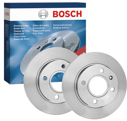 Bosch 986478502 Bremsscheibe - (Paar) | Belüftete Scheiben - ECE-R90-zertifiziert - hohe Kühlleistung, verlässliche Bremsleistung, Korrosionsschutz