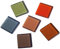 Rayher Acryl Mosaik, transparent 1x1cm, ca. 205Stück, SB-Box 50g , Herbsttöne-Mischung, quadratisch, Kunststoffsteine, Kunststoffmosaik durchscheinend,14540539