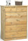 Steens Mario Schuhschrank, mit 2 Schuhkippen und 2 Schubladen, 78 x 103 x 34 cm (B/H/T), Kiefer massiv, gelaugt geölt