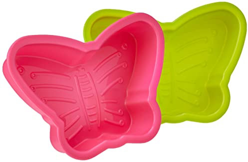Premier Housewares 804982 Butterfly Cake Moulds - Set of 2, H4 x W19 x D14cm