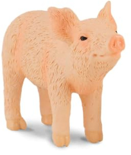 CollectA Piglet Smelling, Farm Animal Figure | Realistic Collectable Farm Animal Figure for Imaginative Play, Gift for Kids Age 3+