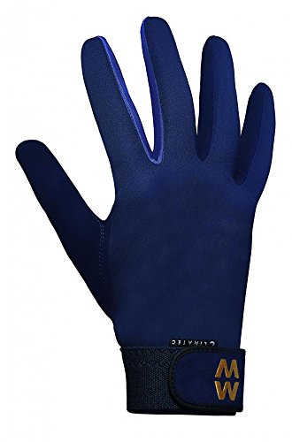 MacWet Mens & Ladies 1 Pair Long Climatec Sports Gloves In 4 Colours - 7.5 Unisex - Navy