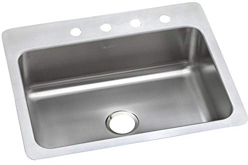 ELKAY RESIDENTIAL DSESR127221 Dayton - Fregadero de acero inoxidable de doble montaje (27 x 22 x 8.0625)