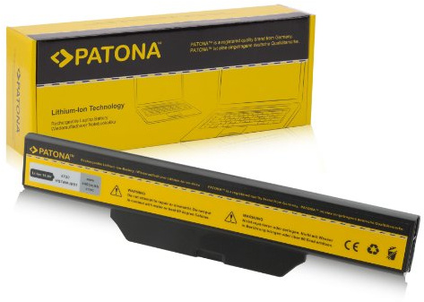 PATONA Batteria per Laptop/Notebook HP Compaq 550 | 6700 | 6720 | 6720s | 6720t | 6730s | 6735s | 6820 | 6820s - [ Li-Ion; 4400mAh; Nero ]