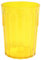 Harfield Translucent Yellow Tumblers 250ml/25cl (Pack of 4) HQ Unbreakable Reusable Polycarbonate Cups