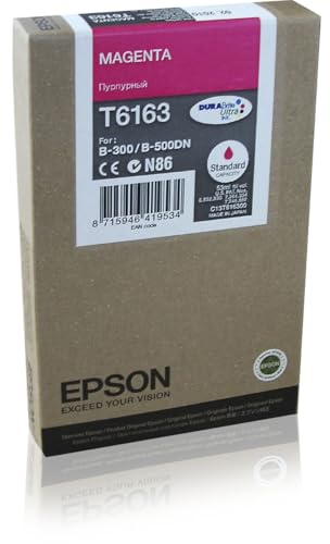 Epson T6163 Magenta Genuine, Ink Cartridge DuraBrite Ultra