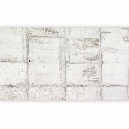 murando - Fototapete XXL Betonoptik 500x280 cm - Foto Tapete Schlafzimmer Wohnzimmer Moderne Vliestapete XXL Wandtapete Motivtapeten Bildtapete 3d Effekt Wand Dekoration - Textur weiß f-A-0458-a-a