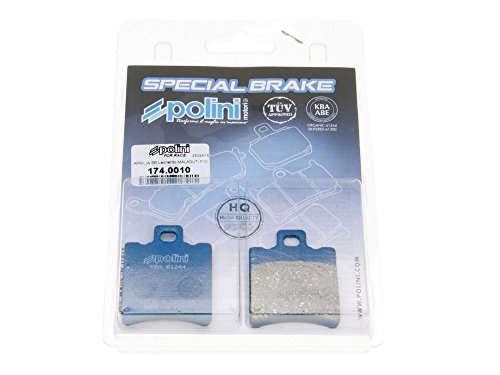 Polini - Pastiglie freno organiche per moto Yamaha Aerox 50 (99-03)