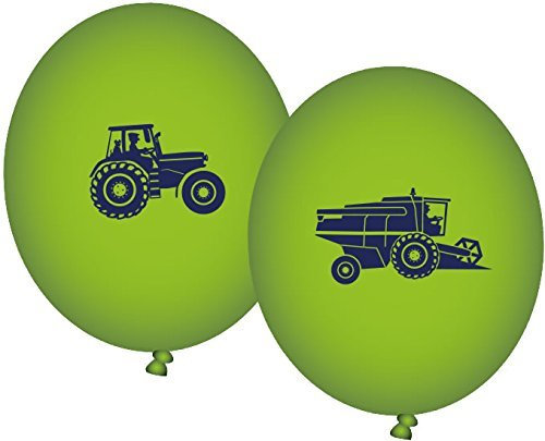 DH-Konzept 8 Luftballons * Bauernhof * für Party und Geburtstag // Kindergeburtstag Mottoparty Ballon Ballons Farm Tiere