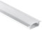 LED Aluminium Profil PL 8 subra LED Profil 2m f. LED Streifen und LED Flexbänder inkl. Abdeckung Opal (milchig)