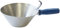 CON:P Gipserpfanne Ø 180 x 75 mm - Konische Form - Stabiles Metall - Lackierter Holzgriff - Zum Anrühren von Mörtel, Spachtelmasse & Co. / Mörtelpfanne / Maurerpfanne / CP880180