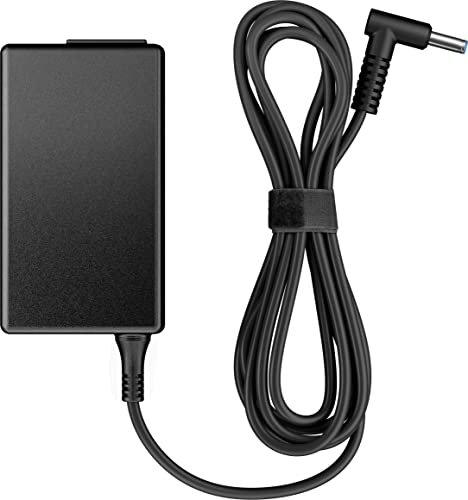 HP Adattatore Smart CA da 65 W, Compatibile con i Notebook HP Elite, EliteBook e ProBook, Connettore Smart AC ad Angolo Retto, Nero