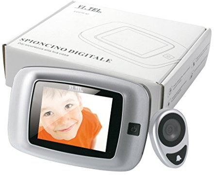 VI.TEL. E0379 12 Spioncino Digitale, Silver