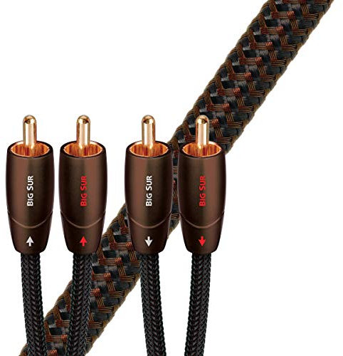 AudioQuest 3m Big Sur RCA cavo audio 2 x RCA Nero