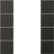 Jung KNX Spiel Tasten F50 KNX 4 fach Serie LS Aluminium lackiert