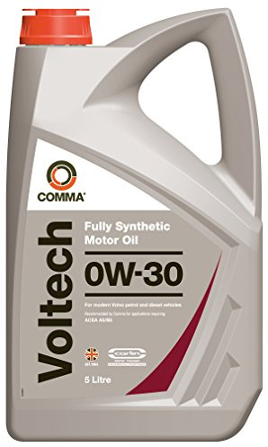 COMMA Motoröl 0W-30 Vollsynthetiköl Motor Öl ACEA A5/B5 API SL Voltech 5L