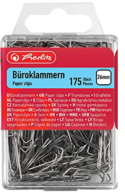 Herlitz 26 mm Paper Clips