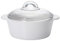 Aderia K-9462 Cera Bakefire Cocotte Pot, Glass Cooker, 0.6 gal (2 L), White [Non-Stick/Microwave/Oven Compatible/Ceramic Coating]