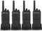 Motorola XT420 Quad Pack Two-Way Radios x4