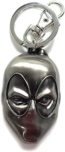 Marvel Portachiavi in peltro con testa di Deadpool