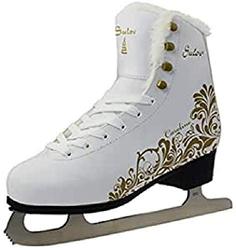 SULOV Damen Schlittschuhe Caroline Weiß, 37, ZBK-CAROL-37