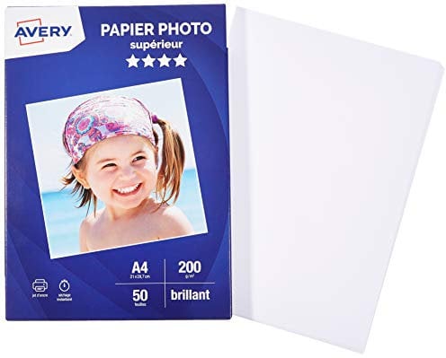 Avery Fotopapier A4, 200 g/m² 50 Blatt