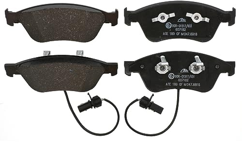 ATE Original Semi-Metallic Front Disc Brake Pad Set 607182 for Audi, Volkswagen