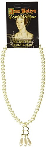 Anne Boleyn (Ugly Betty) 16 Pearl Choker Necklace - Authentic Replica