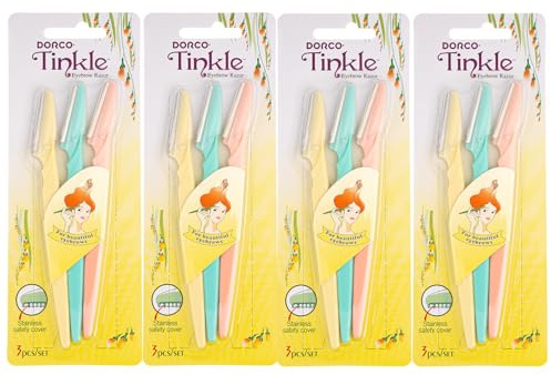 TINKLE Rakhyvel för ögonbryn - 12 stycken, basic, (förpackning med 1)