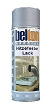 Hitzefester Lack bis 650°C Speziallack Lack Lackspray Spraylack gusseisen grau 400 ml
