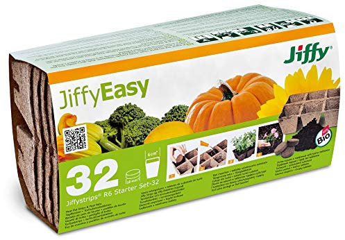 JIFFY Start-Set Profi 32 Torftöpfe und 32 Torfquelltabs