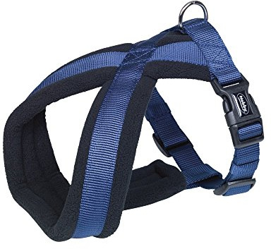 Nobby Komfort Geschirr Classic, blau Bauch: 35-50 cm, B: 25/50 mm, 1 Stück