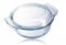 Pyrex Classic Vidrio - Cazuela redonda con tapa, 3.5 L