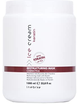 Inebrya Ice Cream Keratin Restructuring Mask, 1 l (1er Pack)
