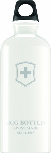 Sigg Trinkflasche Swiss Emblem, Weiß, 0.6 Liter, 8394.2000000000007