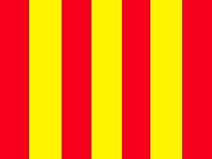 Streifenfahne rot / gelb Fahne Flagge Grösse 60x90cm
