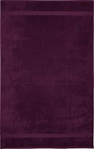 Erwin Müller Badetuch Friedrichshafen 100% Baumwolle aubergine Größe 100x150 cm - Premium-Qualität, unvergleichlich saugfähig, hautsympathisch, formstabil (weitere Farben)