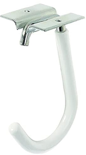 Alberts 801991 Fahrradhaken | gebogen | galvanisch blau verzinkt | Hakentiefe 90 mm | Höhe 115 mm