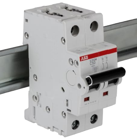 ABB S200M Miniaturüberlastschalter Typ C, Pol 2-polig 50A 440V ac, Abschaltvermögen 10 kA System Pro M Compact 125 V dc