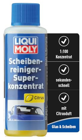 LIQUI MOLY Scheibenwischwasser Scheibenreiniger-Superkonzentrat Citrus, Art.-Nr. 1517 I 50 ml Scheiben-Wischwasser Konzentrat mit Zitronen-Duft für eine schnelle Reinigung I Mischverhältnis 1:100